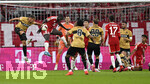28.08.2026, Fussball Bundesliga 2026/2027, 1.Spieltag, FC Bayern München - VfB Stuttgart, in der Allianz-Arena München,   v.l. Grischa Prömel (Stuttgart) gegen Dayot Upamecano (FC Bayern München), Torwart Manuel Neuer (FC Bayern München) , Tiago Tomas (Stuttgart), Min-jae Kim (Bayern München, Minjae Kim), Finn Jeltsch (Stuttgart), Michael Olise (FC Bayern München) und Jeff Chabot (Stuttgart), Deniz Undav (Stuttgart) und Nathaniel Brown (FC Bayern München) 


