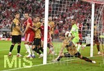 28.08.2026, Fussball Bundesliga 2026/2027, 1.Spieltag, FC Bayern München - VfB Stuttgart, in der Allianz-Arena München,   Dayot Upamecano (FC Bayern München) trifft zum 1:0


