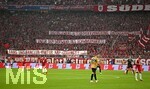 28.08.2026, Fussball Bundesliga 2026/2027, 1.Spieltag, FC Bayern München - VfB Stuttgart, in der Allianz-Arena München,   Spruchband der Südkurve


