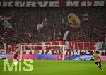28.08.2026, Fussball Bundesliga 2026/2027, 1.Spieltag, FC Bayern München - VfB Stuttgart, in der Allianz-Arena München,   Spruchband der Bayern Fans


