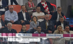 28.08.2026, Fussball Bundesliga 2026/2027, 1.Spieltag, FC Bayern München - VfB Stuttgart, in der Allianz-Arena München,   Ehren-Präsident Uli Hoeneß (FC Bayern München, Hoeness) und Sportvorstand Max Eberl (Bayern München) und Vorstandsvorsitzender Jan-Christian Dreesen (FC Bayern München) 


