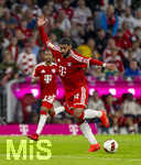 28.08.2026, Fussball Bundesliga 2026/2027, 1.Spieltag, FC Bayern München - VfB Stuttgart, in der Allianz-Arena München, Ismael Saibari (FC Bayern München) am Ball 