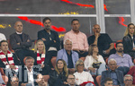 28.08.2026, Fussball Bundesliga 2026/2027, 1.Spieltag, FC Bayern München - VfB Stuttgart, in der Allianz-Arena München, Ehrentribüne, mit Heidi Beckenbauer, Franz Bulle Roth,  Dietmar Allgaier (Stuttgart), Alexander Wehrle (Stuttgart), DFB Präsident Bernd Neuendorf (Deutschland), Bundestrainer Jürgen Klopp (Deutschland), Co-Trainer Peter Krawietz (Nationalmannschaft Deutschland), DFB-Berater Marc Kosicke (Deutschland, Nationalmannschaft)