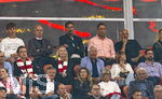 28.08.2026, Fussball Bundesliga 2026/2027, 1.Spieltag, FC Bayern München - VfB Stuttgart, in der Allianz-Arena München, Ehrentribüne, mit Heidi Beckenbauer, Franz Bulle Roth,  Dietmar Allgaier (Stuttgart), Alexander Wehrle (Stuttgart), DFB Präsident Bernd Neuendorf (Deutschland), Bundestrainer Jürgen Klopp (Deutschland), Co-Trainer Peter Krawietz (Nationalmannschaft Deutschland), DFB-Berater Marc Kosicke (Deutschland, Nationalmannschaft)