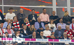 28.08.2026, Fussball Bundesliga 2026/2027, 1.Spieltag, FC Bayern München - VfB Stuttgart, in der Allianz-Arena München, Ehrentribüne, mit Heidi Beckenbauer, Franz Bulle Roth,  Dietmar Allgaier (Stuttgart), Alexander Wehrle (Stuttgart), DFB Präsident Bernd Neuendorf (Deutschland), Bundestrainer Jürgen Klopp (Deutschland), Co-Trainer Peter Krawietz (Nationalmannschaft Deutschland), DFB-Berater Marc Kosicke (Deutschland, Nationalmannschaft)