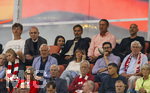 28.08.2026, Fussball Bundesliga 2026/2027, 1.Spieltag, FC Bayern München - VfB Stuttgart, in der Allianz-Arena München, Ehrentribüne, mit Heidi Beckenbauer, Franz Bulle Roth,  Dietmar Allgaier (Stuttgart), Alexander Wehrle (Stuttgart), DFB Präsident Bernd Neuendorf (Deutschland), Bundestrainer Jürgen Klopp (Deutschland), Co-Trainer Peter Krawietz (Nationalmannschaft Deutschland), DFB-Berater Marc Kosicke (Deutschland, Nationalmannschaft) 