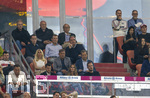 28.08.2026, Fussball Bundesliga 2026/2027, 1.Spieltag, FC Bayern München - VfB Stuttgart, in der Allianz-Arena München, Ehrentribüne, mit 