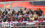 28.08.2026, Fussball Bundesliga 2026/2027, 1.Spieltag, FC Bayern München - VfB Stuttgart, in der Allianz-Arena München, Ehrentribüne, mit Heidi Beckenbauer, Franz Bulle Roth,  Dietmar Allgaier (Stuttgart), Alexander Wehrle (Stuttgart), DFB Präsident Bernd Neuendorf (Deutschland), Bundestrainer Jürgen Klopp (Deutschland), Co-Trainer Peter Krawietz (Nationalmannschaft Deutschland), DFB-Berater Marc Kosicke (Deutschland, Nationalmannschaft) 