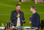 28.08.2026, Fussball Bundesliga 2026/2027, 1.Spieltag, FC Bayern München - VfB Stuttgart, in der Allianz-Arena München, Bundestrainer Jürgen Klopp (li, Deutschland) beim SKY-Sport Interview. re: Thomas Hitzlsperger