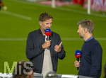 28.08.2026, Fussball Bundesliga 2026/2027, 1.Spieltag, FC Bayern München - VfB Stuttgart, in der Allianz-Arena München, Bundestrainer Jürgen Klopp (li, Deutschland) beim SKY-Sport Interview. re: Thomas Hitzlsperger