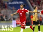28.08.2026, Fussball Bundesliga 2026/2027, 1.Spieltag, FC Bayern München - VfB Stuttgart, in der Allianz-Arena München, Michael Olise (FC Bayern München) Torjubel 