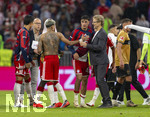 28.08.2026, Fussball Bundesliga 2026/2027, 1.Spieltag, FC Bayern München - VfB Stuttgart, in der Allianz-Arena München, Luis Diaz (FC Bayern München) nach dem Spiel 