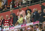 28.08.2026, Fussball Bundesliga 2026/2027, 1.Spieltag, FC Bayern München - VfB Stuttgart, in der Allianz-Arena München, v.li: DFB Präsident Bernd Neuendorf (Deutschland), Co-Trainer Peter Krawietz (Nationalmannschaft Deutschland), DFB-Berater Marc Kosicke (Deutschland, Nationalmannschaft), Bundestrainer Jürgen Klopp (Deutschland), 