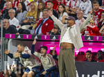 28.08.2026, Fussball Bundesliga 2026/2027, 1.Spieltag, FC Bayern München - VfB Stuttgart, in der Allianz-Arena München, Trainer Vincent Kompany (FC Bayern München) an der Seitenlinie in Rage