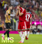 28.08.2026, Fussball Bundesliga 2026/2027, 1.Spieltag, FC Bayern München - VfB Stuttgart, in der Allianz-Arena München, Harry Kane (FC Bayern München) unzufrieden.