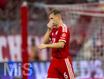 28.08.2026, Fussball Bundesliga 2026/2027, 1.Spieltag, FC Bayern München - VfB Stuttgart, in der Allianz-Arena München, Joshua Kimmich (FC Bayern München) nachdenklich 