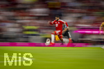 28.08.2026, Fussball Bundesliga 2026/2027, 1.Spieltag, FC Bayern München - VfB Stuttgart, in der Allianz-Arena München, Ismael Saibari (FC Bayern München) im Spurt. 