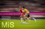 28.08.2026, Fussball Bundesliga 2026/2027, 1.Spieltag, FC Bayern München - VfB Stuttgart, in der Allianz-Arena München, Luis Diaz (FC Bayern München) im Spurt. 