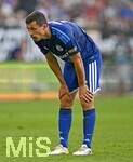 30.08.2026, Fussball Bundesliga 2026/2027, 1.Spieltag, FC Augsburg - FC Schalke 04, in der WWK-Arena Augsburg, Ron Schallenberg (FC Schalke 04) ärgert sich 


