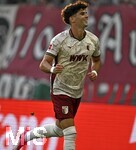 30.08.2026, Fussball Bundesliga 2026/2027, 1.Spieltag, FC Augsburg - FC Schalke 04, in der WWK-Arena Augsburg, Rodrigo Ribeiro (FC Augsburg) jubelt,


