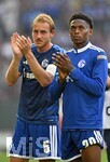 30.08.2026, Fussball Bundesliga 2026/2027, 1.Spieltag, FC Augsburg - FC Schalke 04, in der WWK-Arena Augsburg, Timo Becker (FC Schalke 04)  nach dem Spiel frustriert 


