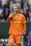 30.08.2026, Fussball Bundesliga 2026/2027, 1.Spieltag, FC Augsburg - FC Schalke 04, in der WWK-Arena Augsburg, Torwart Loris Karius (FC Schalke 04) in Rage.