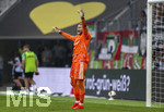30.08.2026, Fussball Bundesliga 2026/2027, 1.Spieltag, FC Augsburg - FC Schalke 04, in der WWK-Arena Augsburg, Torwart Loris Karius (FC Schalke 04) in Rage.