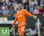 30.08.2026, Fussball Bundesliga 2026/2027, 1.Spieltag, FC Augsburg - FC Schalke 04, in der WWK-Arena Augsburg, Torwart Loris Karius (FC Schalke 04) in Rage.