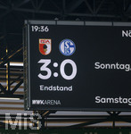 30.08.2026, Fussball Bundesliga 2026/2027, 1.Spieltag, FC Augsburg - FC Schalke 04, in der WWK-Arena Augsburg, Endstand 3:0 für FC Augsburg.