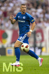 30.08.2026, Fussball Bundesliga 2026/2027, 1.Spieltag, FC Augsburg - FC Schalke 04, in der WWK-Arena Augsburg, Edin Dzeko (Schalke 04) am Ball 