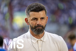 30.08.2026, Fussball Bundesliga 2026/2027, 1.Spieltag, FC Augsburg - FC Schalke 04, in der WWK-Arena Augsburg, Trainer Miron Muslic (FC Schalke 04) 