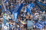 30.08.2026, Fussball Bundesliga 2026/2027, 1.Spieltag, FC Augsburg - FC Schalke 04, in der WWK-Arena Augsburg, Fankurve Schalke 