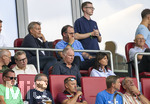 30.08.2026, Fussball Bundesliga 2026/2027, 1.Spieltag, FC Augsburg - FC Schalke 04, in der WWK-Arena Augsburg,  Stafan Reuter (Augsburg) auf der Tribüne