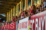 31.08.2026, München, Deutschland. Google Pixel Frauen-Bundesliga: FC Bayern München Frauen gegen 1. FSV Mainz 05 Frauen am FC Bayern Campus. Erstes Heimspiel des FC Bayern München in der Saison 2026/27. Fans