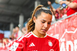 31.08.2026, München, Deutschland. Google Pixel Frauen-Bundesliga: FC Bayern München Frauen gegen 1. FSV Mainz 05 Frauen am FC Bayern Campus. Erstes Heimspiel des FC Bayern München in der Saison 2026/27. Lena Oberdorf (FC Bayern Frauen)