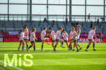 31.08.2026, München, Deutschland. Google Pixel Frauen-Bundesliga: FC Bayern München Frauen gegen 1. FSV Mainz 05 Frauen am FC Bayern Campus. Erstes Heimspiel des FC Bayern München in der Saison 2026/27. Mainz 05 Frauen wärmen sich vor dem Spiel auf.