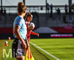 31.08.2026, München, Deutschland. Google Pixel Frauen-Bundesliga: FC Bayern München Frauen gegen 1. FSV Mainz 05 Frauen am FC Bayern Campus. Erstes Heimspiel des FC Bayern München in der Saison 2026/27. Giulia Gwinn (FC Bayern Frauen)