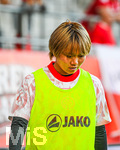 31.08.2026, München, Deutschland. Google Pixel Frauen-Bundesliga: FC Bayern München Frauen gegen 1. FSV Mainz 05 Frauen am FC Bayern Campus. Erstes Heimspiel des FC Bayern München in der Saison 2026/27. Suguri Hashitani (Mainz 05 Frauen)