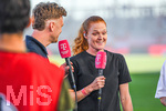 06.09.2026, München, Deutschland. Google Pixel Frauen-Bundesliga: FC Bayern München Frauen gegen SC Freiburg Frauen am FC Bayern Campus. Stine Ballisager (FC Bayern Frauen) im Interview