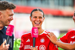06.09.2026, München, Deutschland. Google Pixel Frauen-Bundesliga: FC Bayern München Frauen gegen SC Freiburg Frauen am FC Bayern Campus. Klara Bühl (FC Bayern Frauen)im Interview