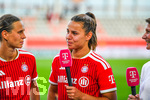 06.09.2026, München, Deutschland. Google Pixel Frauen-Bundesliga: FC Bayern München Frauen gegen SC Freiburg Frauen am FC Bayern Campus. Lena Oberdorf (FC Bayern Frauen) im Interview