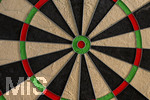 10.09.2026, Dart-Vereinsheim im Allgäu, Dartspielen ist ein Wurf- und Präzisionssport für Alt und Jung. Die Dartscheibe, mit Double- und Triple-Ring, Doppelbull, Bull, Bullseye. Die Steeldartscheibe besteht aus Sisalfasern, 