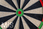 10.09.2026, Dart-Vereinsheim im Allgäu, Dartspielen ist ein Wurf- und Präzisionssport für Alt und Jung. Die Dartscheibe, mit Double- und Triple-Ring, Doppelbull, Bull, Bullseye. Die Steeldartscheibe besteht aus Sisalfasern, 