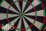 10.09.2026, Dart-Vereinsheim im Allgäu, Dartspielen ist ein Wurf- und Präzisionssport für Alt und Jung. Die Dartscheibe, mit Double- und Triple-Ring, Doppelbull, Bull, Bullseye. Die Steeldartscheibe besteht aus Sisalfasern, 