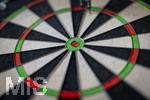 10.09.2026, Dart-Vereinsheim im Allgäu, Dartspielen ist ein Wurf- und Präzisionssport für Alt und Jung. Die Dartscheibe, mit Double- und Triple-Ring, Doppelbull, Bull, Bullseye. Die Steeldartscheibe besteht aus Sisalfasern, 