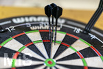10.09.2026, Dart-Vereinsheim im Allgäu, Dartspielen ist ein Wurf- und Präzisionssport für Alt und Jung. Die Dartscheibe, mit Double- und Triple-Ring, Doppelbull, Bull, Bullseye. Die Steeldartscheibe besteht aus Sisalfasern, 