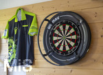 10.09.2026, Dart-Vereinsheim im Allgäu, Dartspielen ist ein Wurf- und Präzisionssport für Alt und Jung. Die Dartscheibe, mit Double- und Triple-Ring, Doppelbull, Bull, Bullseye. Die Steeldartscheibe besteht aus Sisalfasern, 