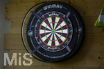 10.09.2026, Dart-Vereinsheim im Allgäu, Dartspielen ist ein Wurf- und Präzisionssport für Alt und Jung. Die Dartscheibe, mit Double- und Triple-Ring, Doppelbull, Bull, Bullseye. Die Steeldartscheibe besteht aus Sisalfasern, 