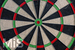 10.09.2026, Dart-Vereinsheim im Allgäu, Dartspielen ist ein Wurf- und Präzisionssport für Alt und Jung. Die Dartscheibe, mit Double- und Triple-Ring, Doppelbull, Bull, Bullseye. Die Steeldartscheibe besteht aus Sisalfasern, 