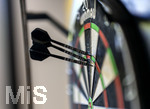 10.09.2026, Dart-Vereinsheim im Allgäu, Dartspielen ist ein Wurf- und Präzisionssport für Alt und Jung. Die Dartscheibe, mit Double- und Triple-Ring, Doppelbull, Bull, Bullseye. Die Steeldartscheibe besteht aus Sisalfasern, 